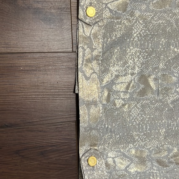 Ruby Rd. Gold shimmer Jacket shacket Size 12 decorative details Shiny - Picture 12 of 14